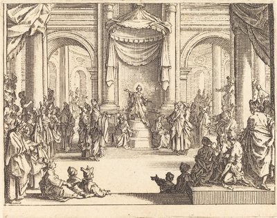 Christus im Gespräch mit den Ärzten von Jacques Callot