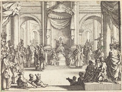 Christus im Streit mit den Doktoren, 1635 von Jacques Callot