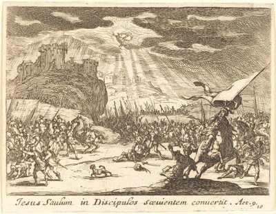 Bekehrung des Paulus von Jacques Callot