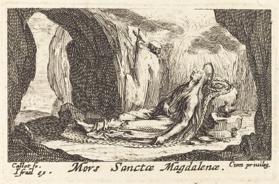 Tod der Magdalena von Jacques Callot