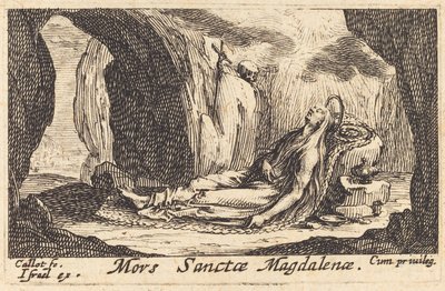 Tod der Magdalena von Jacques Callot