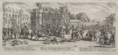 Verwüstung eines Klosters von Jacques Callot