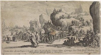 Durchzug durch das Rote Meer von Jacques Callot