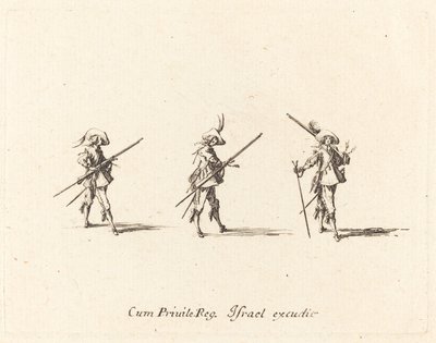 Übung mit dem Musket von Jacques Callot