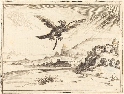 Adler verliert eine alte Feder von Jacques Callot