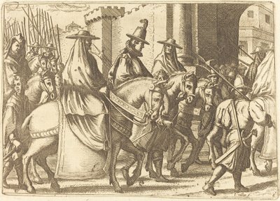 Einzug in die Stadt Ferrara von Jacques Callot