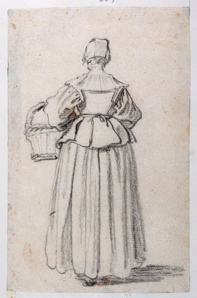 Figur von hinten von Jacques Callot
