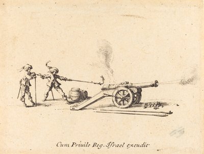 Kanone abfeuern von Jacques Callot