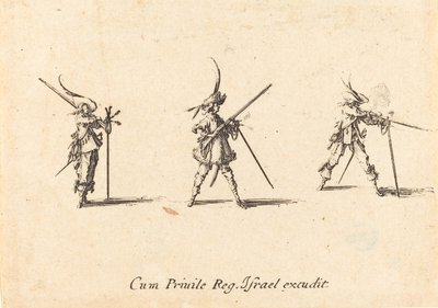 Das Musketenfeuer von Jacques Callot