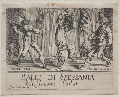 Frontispiz, 1621 von Jacques Callot