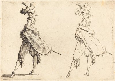 Herr von der Seite betrachtet von Jacques Callot