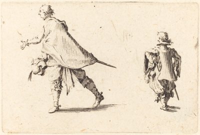 Herr und sein Page von Jacques Callot