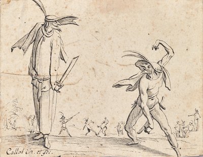 Gian Fritello und Ciurlo von Jacques Callot