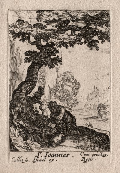 Die Büßer: St. Johannes der Täufer von Jacques Callot