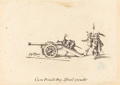 Das Laden der Kanone von Jacques Callot