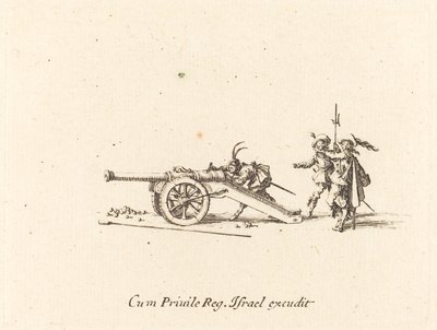 Das Laden der Kanone von Jacques Callot