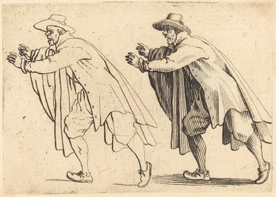 Mann bewegt sich abrupt von Jacques Callot