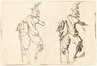 Mann mit Schwert von Jacques Callot