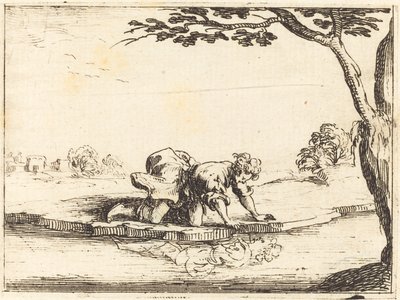 Narziss schaut ins Wasser von Jacques Callot