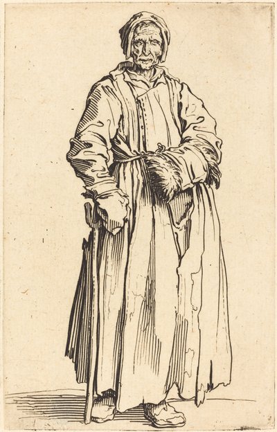 Einäugige Frau von Jacques Callot