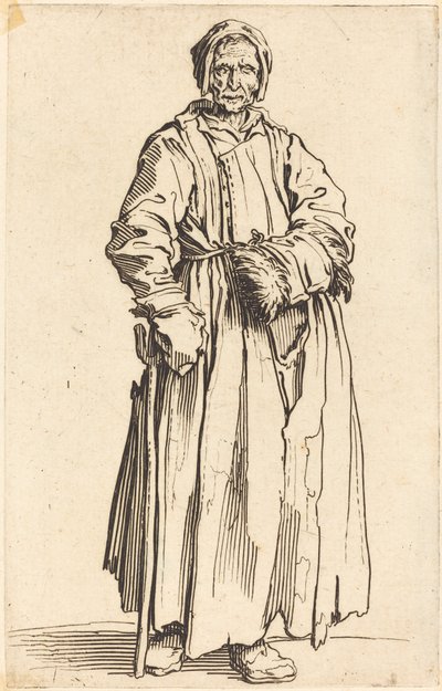 Einäugige Frau von Jacques Callot