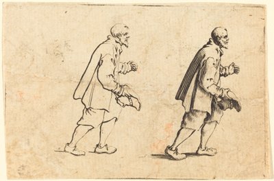 Bauer mit Hut in der Hand von Jacques Callot