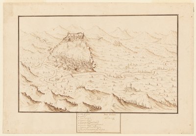 Planometrische Ansicht von Gani von Jacques Callot