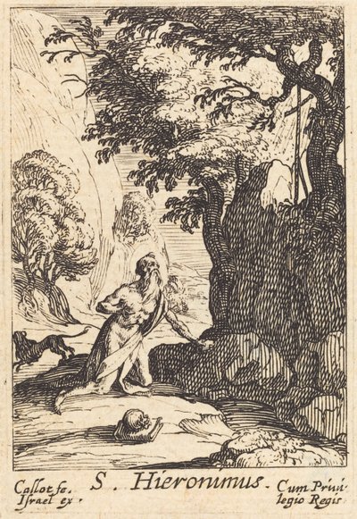 Heiliger Hieronymus von Jacques Callot