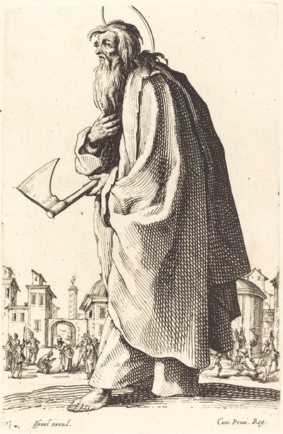 Heiliger Thaddäus von Jacques Callot