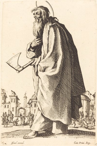 Heiliger Thaddäus von Jacques Callot