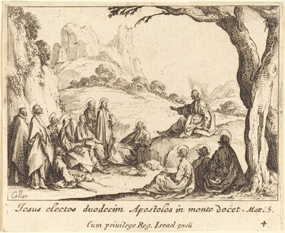 Predigt auf dem Berg von Jacques Callot