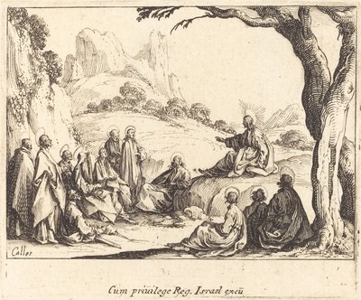 Predigt auf dem Berg von Jacques Callot