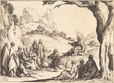 Predigt auf dem Berg von Jacques Callot