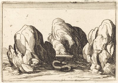Schlange, 1628 von Jacques Callot