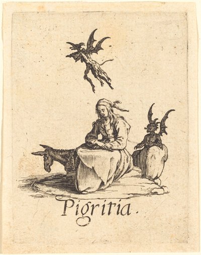 Faulheit von Jacques Callot