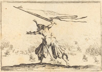 Fahnenträger von Jacques Callot