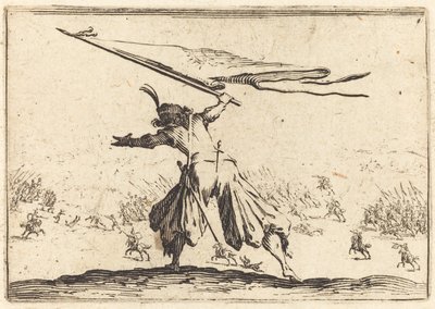 Fahnenträger von Jacques Callot