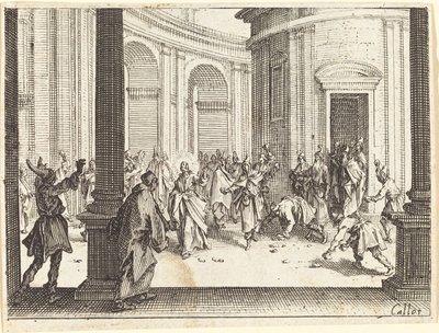 Steinigung von Jesus von Jacques Callot