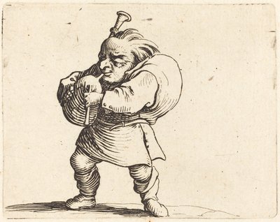 Der Dudelsackspieler, ca. 1622 von Jacques Callot