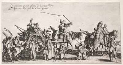Die Bohemiens, ca. 1621-1625 von Jacques Callot