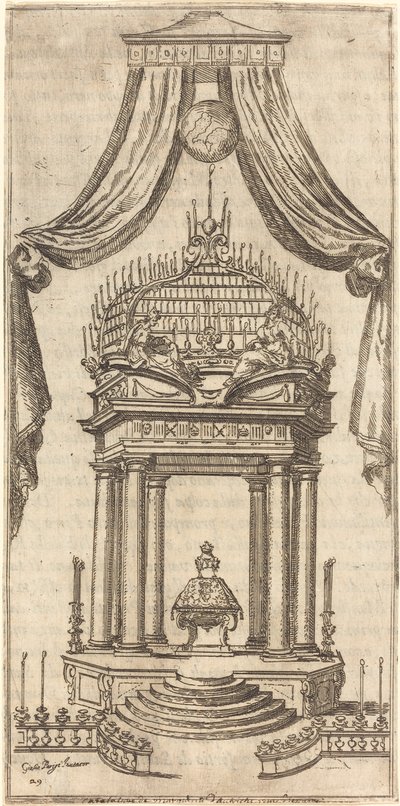 Der Katafalk von Jacques Callot