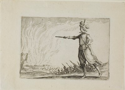 Der Kommandant zu Fuß, aus Die Caprices von Jacques Callot