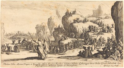 Der Durchzug durchs Rote Meer von Jacques Callot