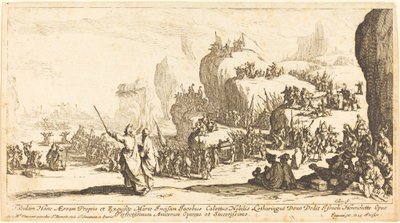 Die Durchquerung des Roten Meeres, 1629 von Jacques Callot