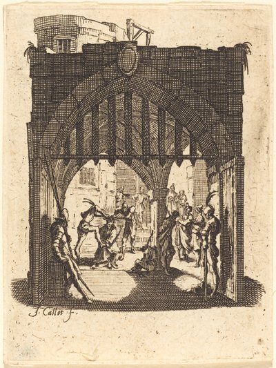 Die Krönung mit Dornen von Jacques Callot