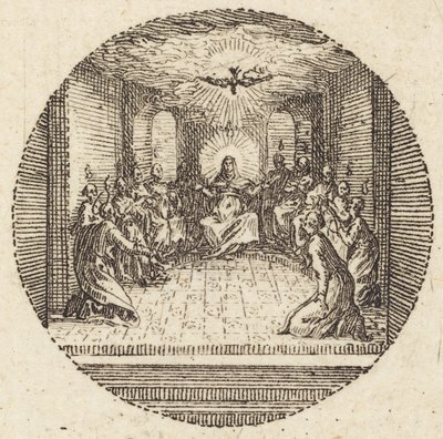Der Abstieg der Heiligen Taube von Jacques Callot