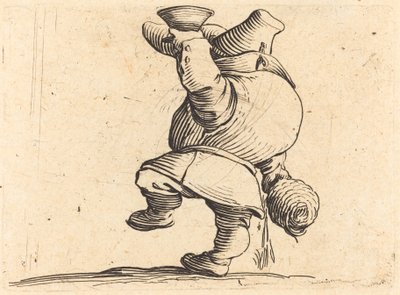 Der Trinker, Rückansicht von Jacques Callot