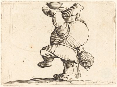 Der Trinker, Rückansicht von Jacques Callot