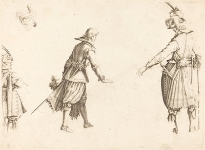 Die Einschreibung der Truppen von Jacques Callot