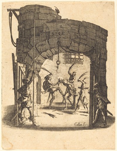 Die Geißelung von Jacques Callot